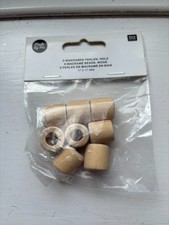 Pack of 8 Wooden Macrame Beads