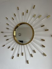 Starburst Round Wall Mirror (gold)