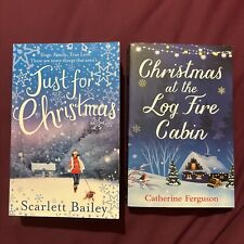 Christmas at the Log Fire Cabin / Just for Christmas , 2 Christmas Books