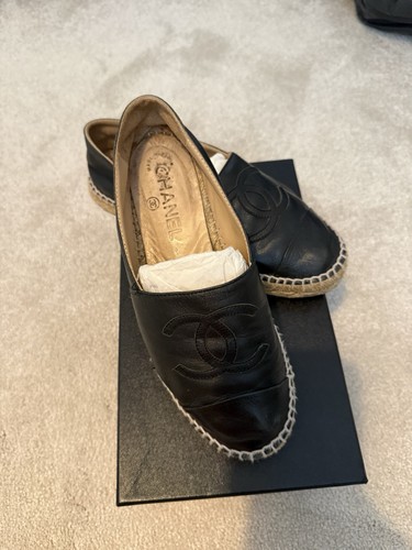 Chanel black espadrilles - espadrilles, size