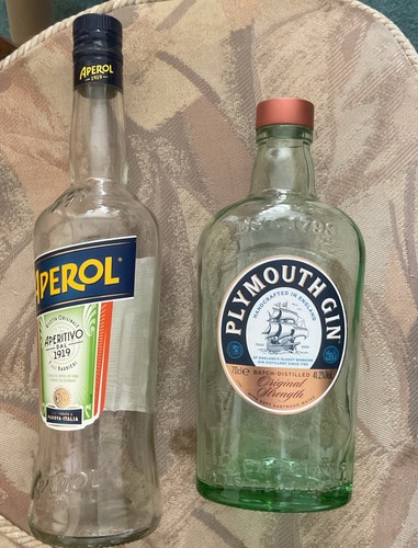 Empty glass bottles - empty,