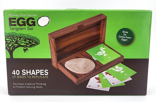 Tangram set egg - by, pod