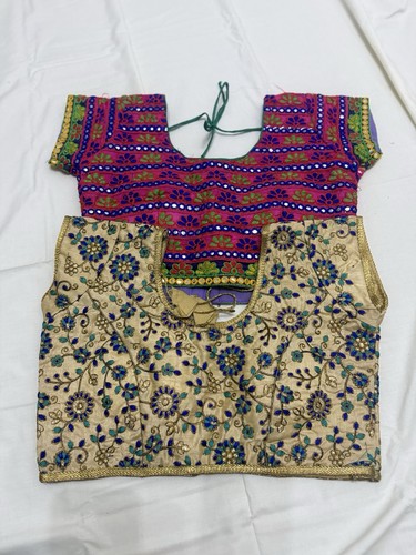 Sari multicoloured blouse - sari,