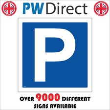 SIGN Parking Car Park Shopping