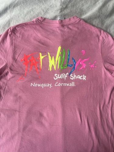 Fat willys pink shirt 10y - fat,