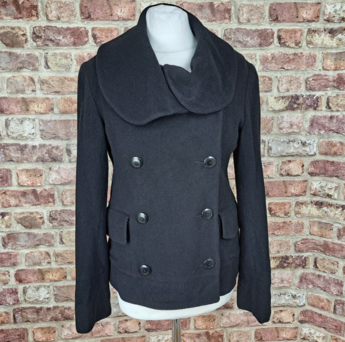 Jigsaw womens coat black - womens,