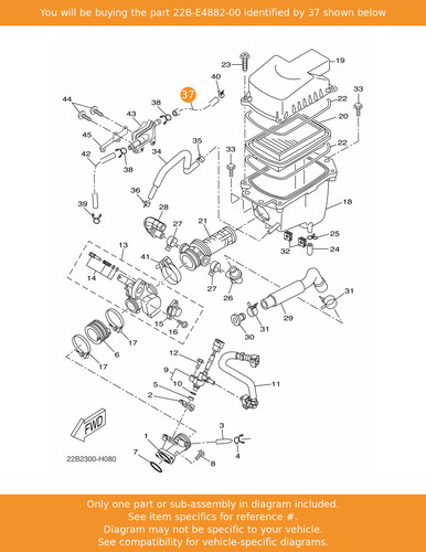 Yamaha hose bend 2 - hose,,