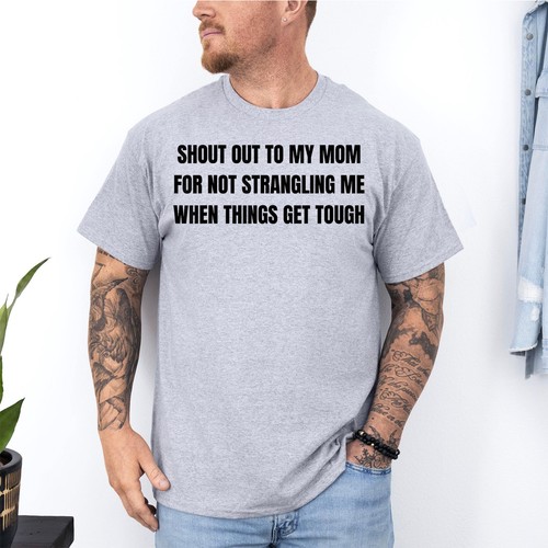 Shout out mom for not - out,