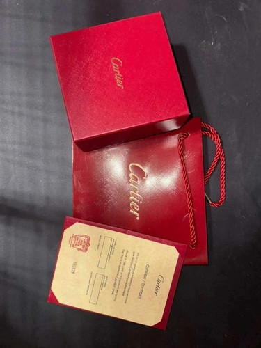 Cartier bracelet empty box - cartier,