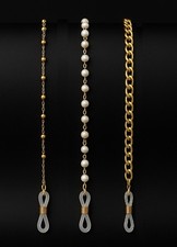 Glasses Neck Chain Cord Lanyard Gold Silver Gun Retainer Spectacles Sunglasses