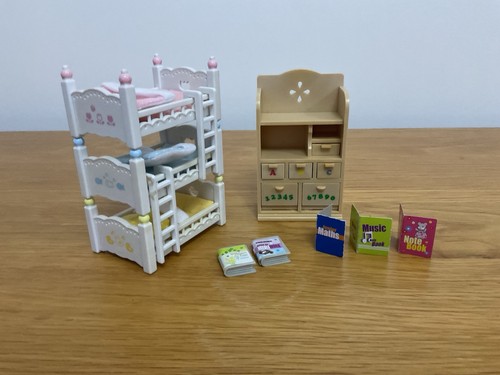 Sylvanian families triple - families, bunk