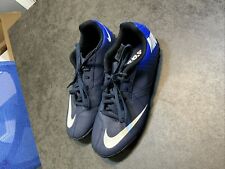 Nike Boys Bomba Tf Soccer Shoes Blue White 826486-414 Low Top Lace Up Size 7