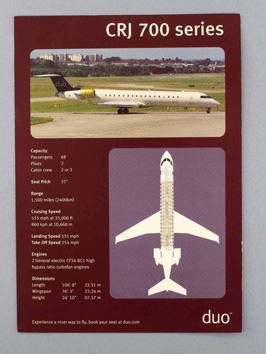 Duo airways crj 700 200 - duo,