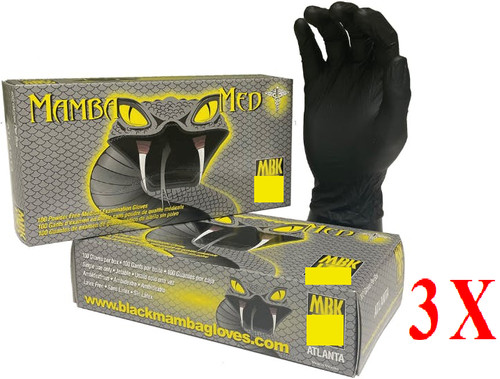 Black mamba med - black,