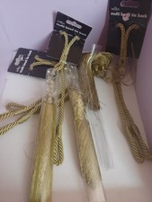 Three Green Curtain Multi Bead Tie Backs