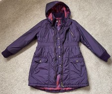 TED BAKER girls purple quilted