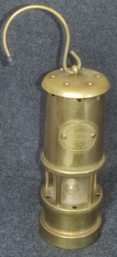 Brass miner safety lamp by - brass,
