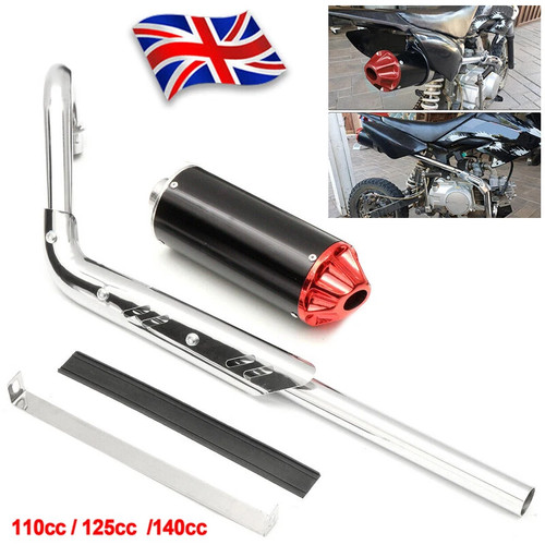 Red stainless pit dirt bike - red,