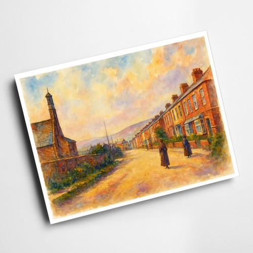 Print lane end staithes - a6, end,