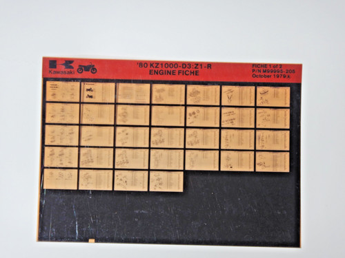 Rare oem 1980 kawasaki - 80, z1r