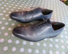 VINTAGE BLUE OMBRE LEATHER