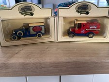 Two Die cast vans, Walkers potato crisps. In original boxes 