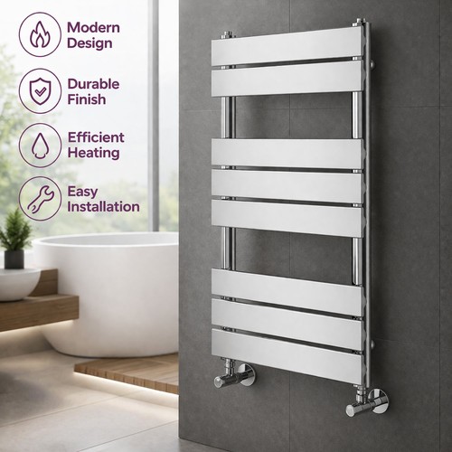 Chrome towel rail - rail, polished