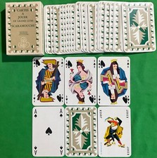 Old Vintage 1959 Unusual Non Standard * SCARAMOUCHE Wide Playing Cards FAVRE Art