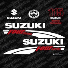 Suzuki 115 Four Stroke (2004) Outboard Decal Aufkleber Adesivo Sticker Set