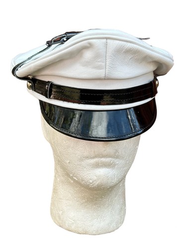 White leather muir biker - white,