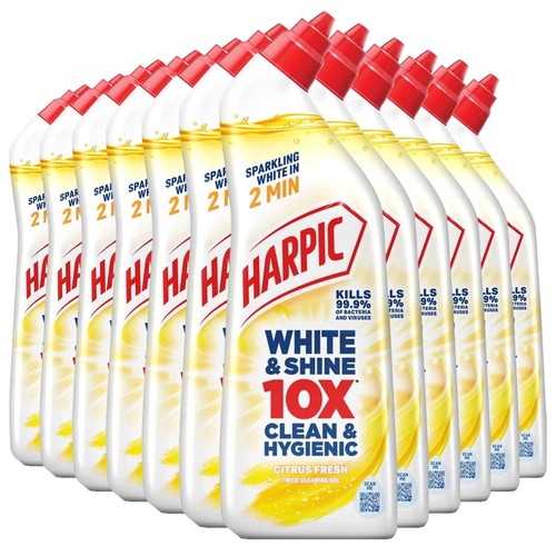 Harpic 750ml white shine - white, &