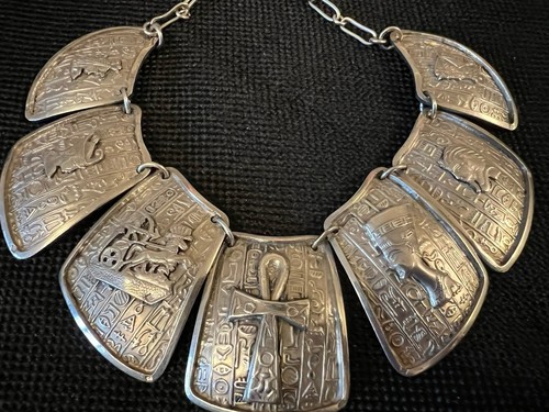 Egyptian revival silver - egyptian,