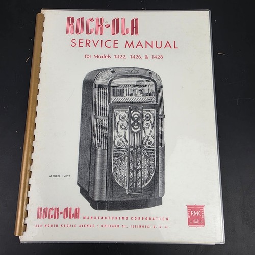 Rock ola service manual - rock-ola,