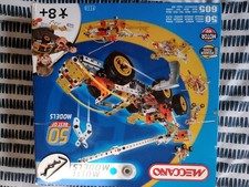Motorized Meccano Set for 50 Models. Includes Battery Screwdriver and Tools