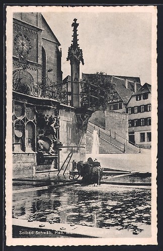 Postcard schwäbisch hall - postcard,