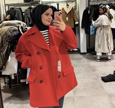 ZARA WOMAN NEW  RED DOUBLE