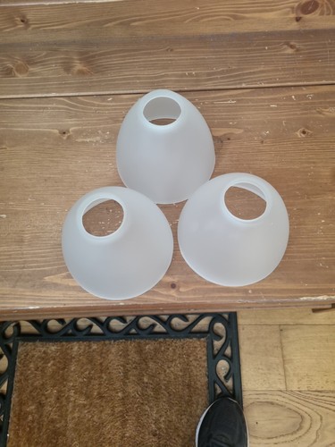 Glass lamp shades set 3 - glass,