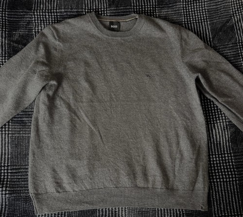 Hugo boss mens grey crew - hugo,