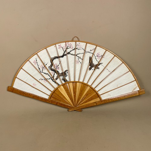 Oriental hand fan wall display - hand,