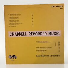 Roger Roger And His Orchestra - Chappell Recorded Music  RARE Vinyl Library LP