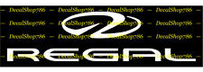 Regal Boats - Outdoor Sports- Vinyl Die-Cut Peel N' Stick Decals & Stickers
