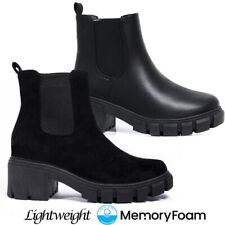 LADIES CHUNKY HEEL CHELSEA