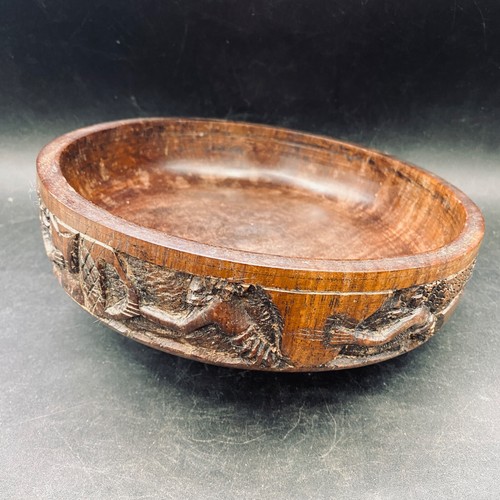 Bowl wooden snack crisps fruit - snack,