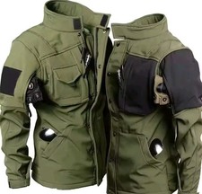  Tactical Coat Green Fleece Lined Medium airsoft  chest  40 Inch