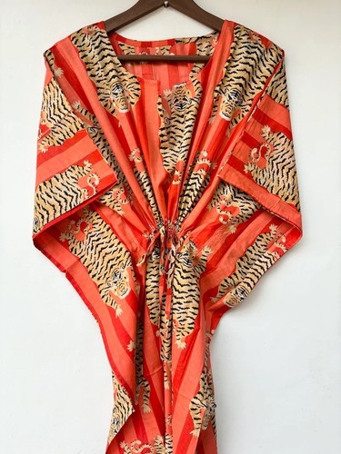 Indian cotton orange - indian,