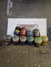Games Workshop Citadel Paints X10 Used But Still Good.