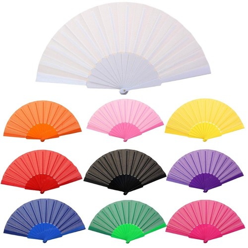 Portable folding hand - hand, fan