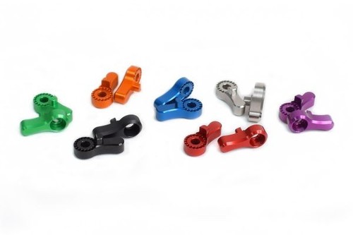Jag coloured thumbscrew levers - jag,