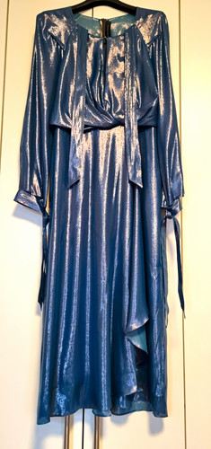 Roland mouret teal silk - roland,
