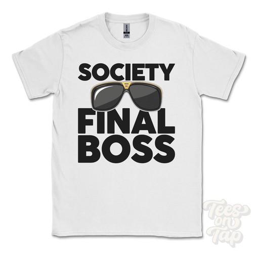 Society final boss shirt - final,